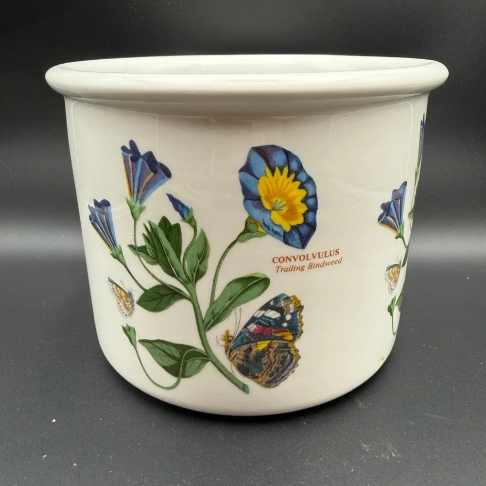 Vintage Portmeirion Botanic Garden Bindweed Canister 7